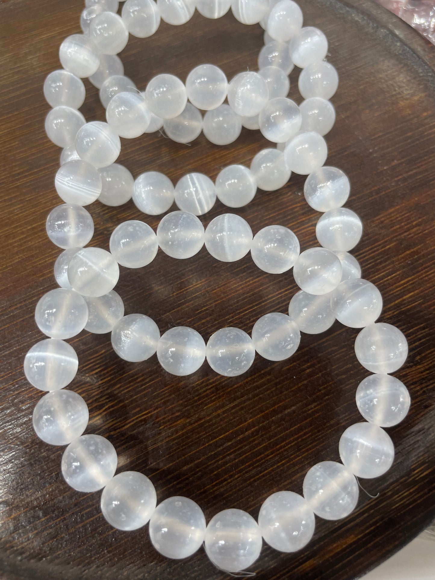 Selenite bracelet 10mm