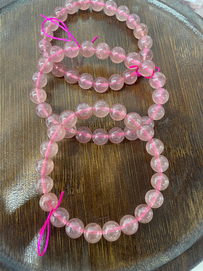 Strawberry Quartz bracelet 10mm