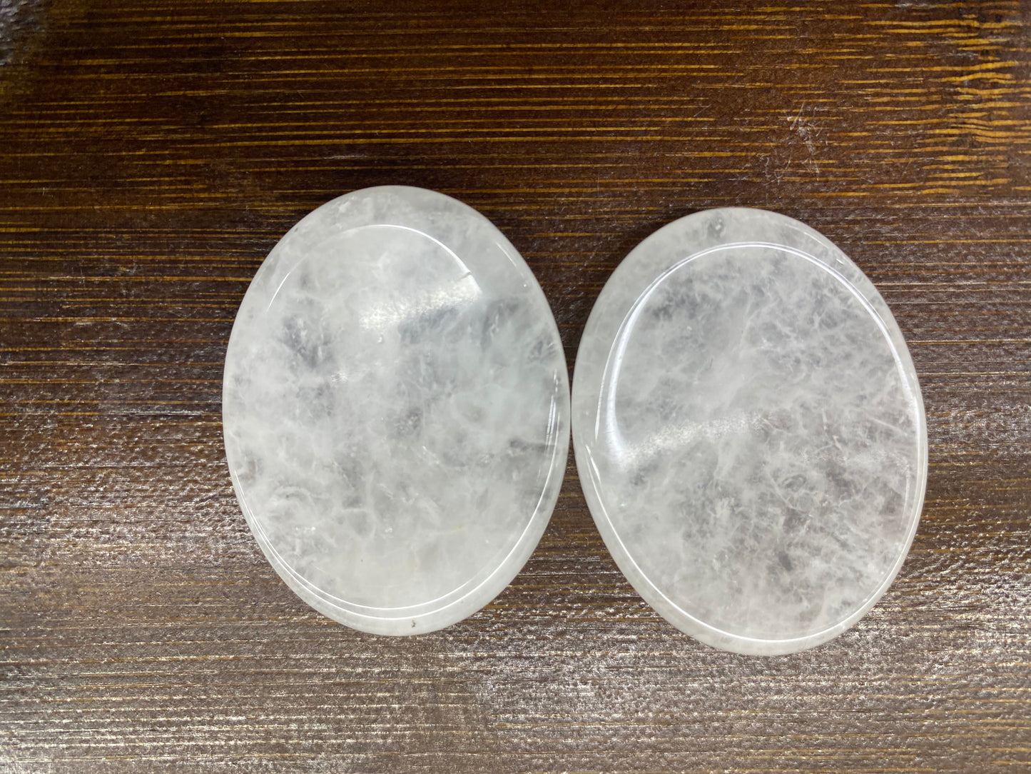 Clear Quartz Palm Stone