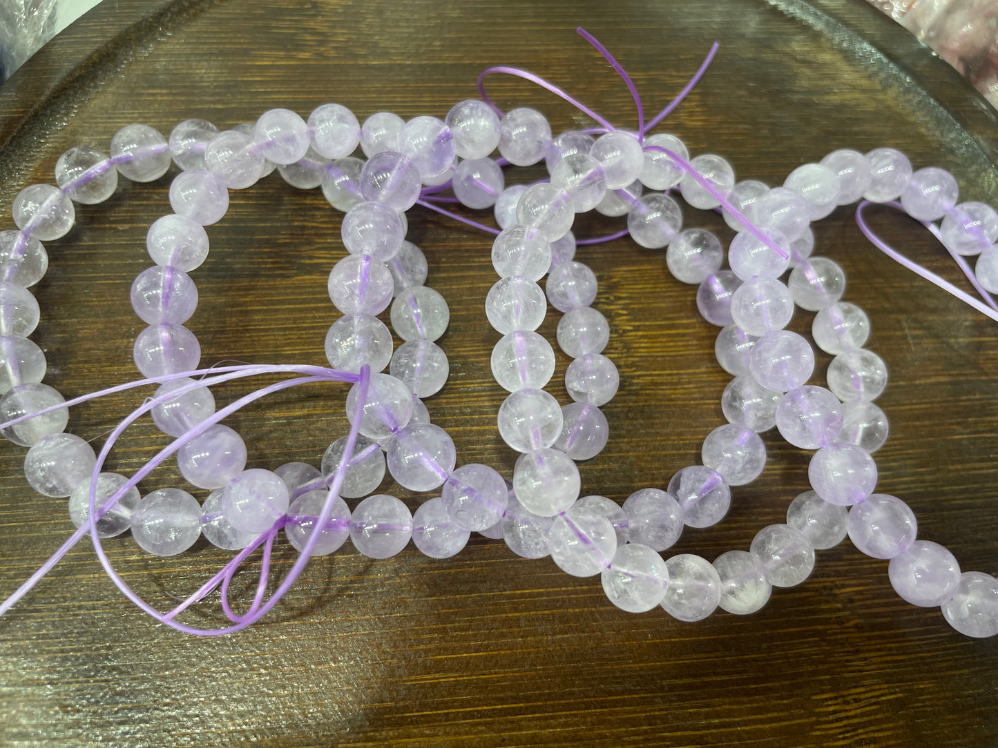 Lavender Amethyst Bracelet 8mm