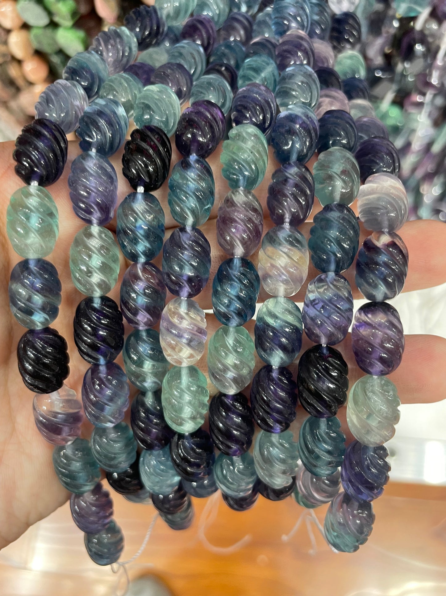 Fluorite Carved Stands