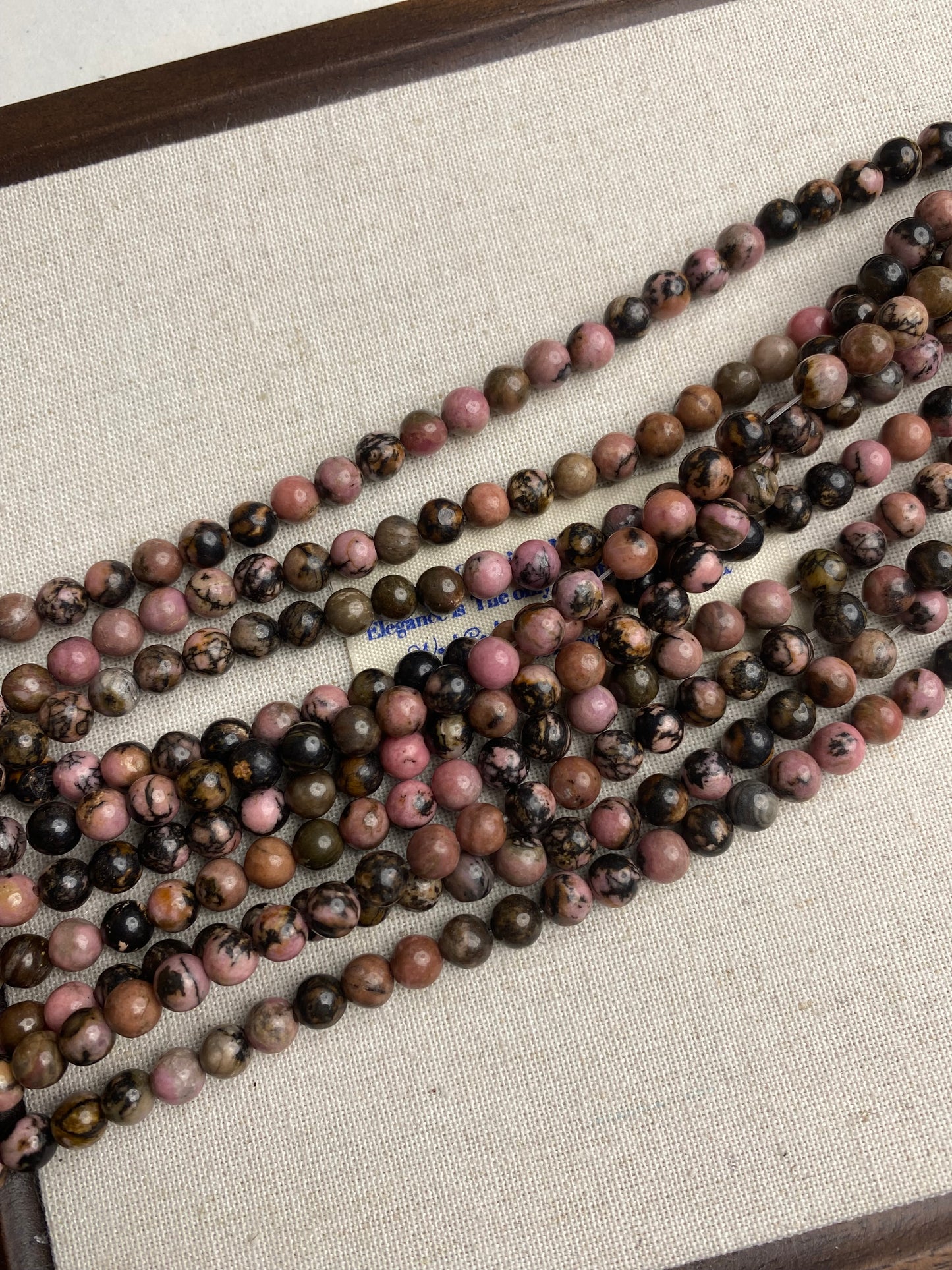 Rhodonite stand 6mm