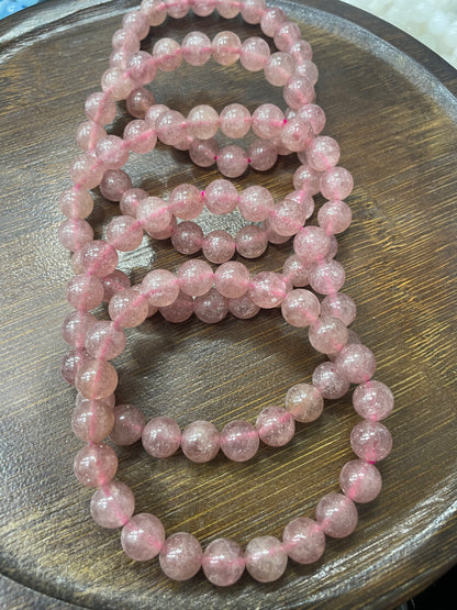 Strawberry Quartz bracelet