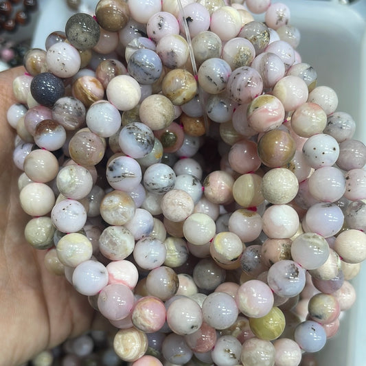 Pink opal 8mm