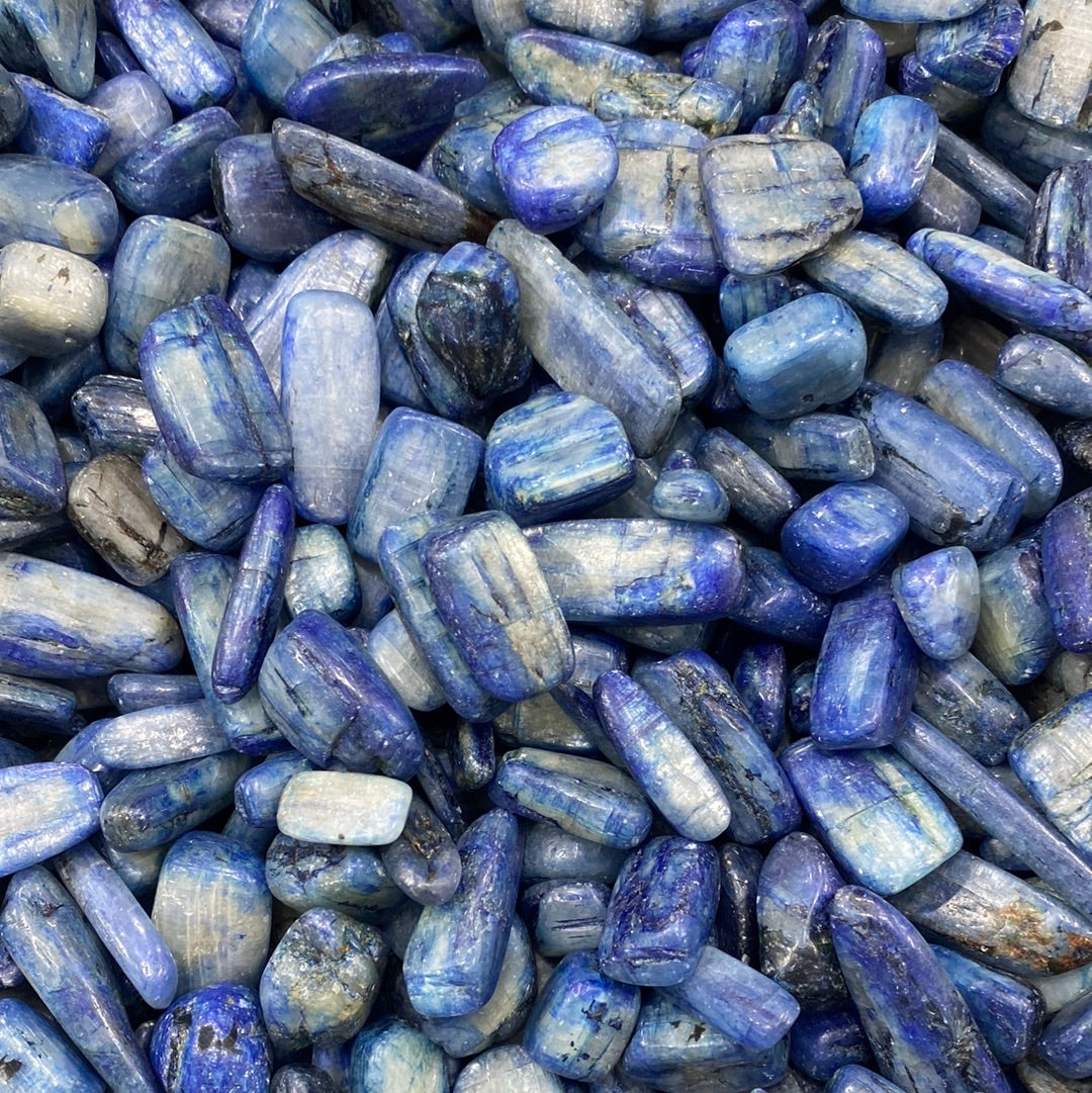 Kyanite tumbles