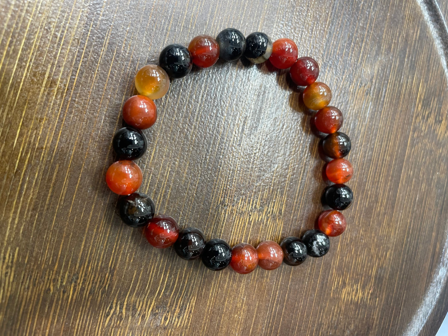 Colorful agate bracelet