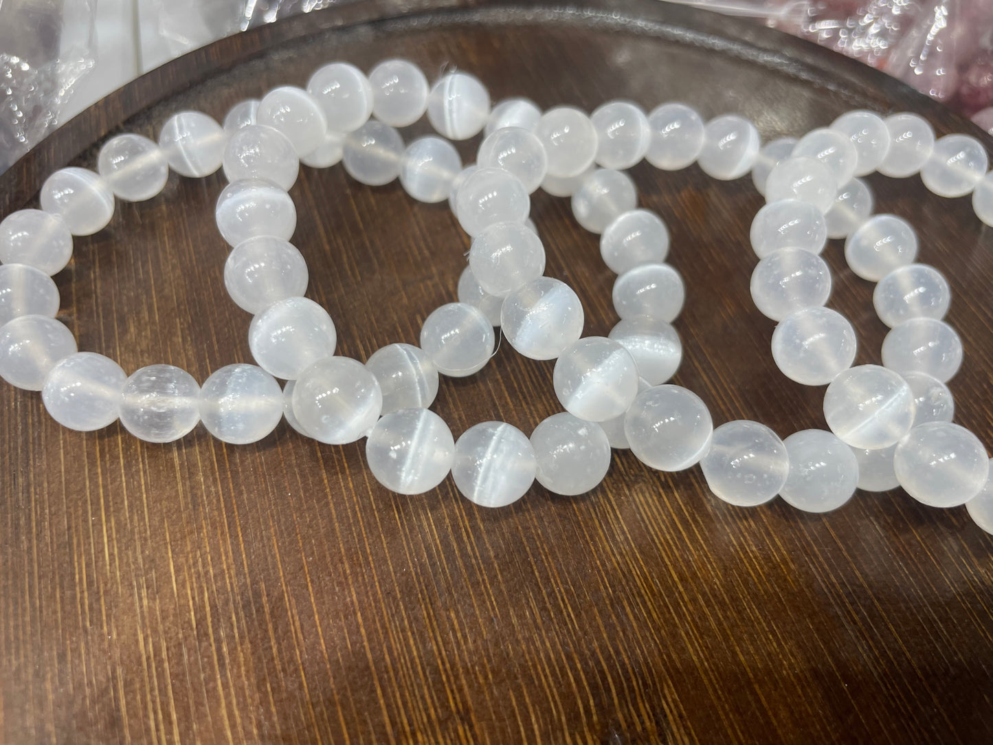 Selenite bracelet 10mm