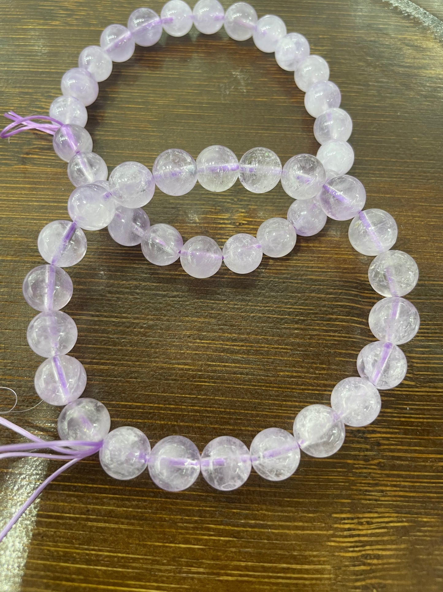 Lavender Amethyst Bracelet 8mm