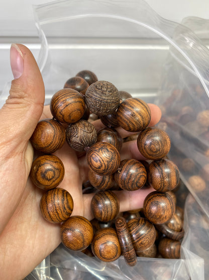 Tiger Skin Sandalwood 15mm