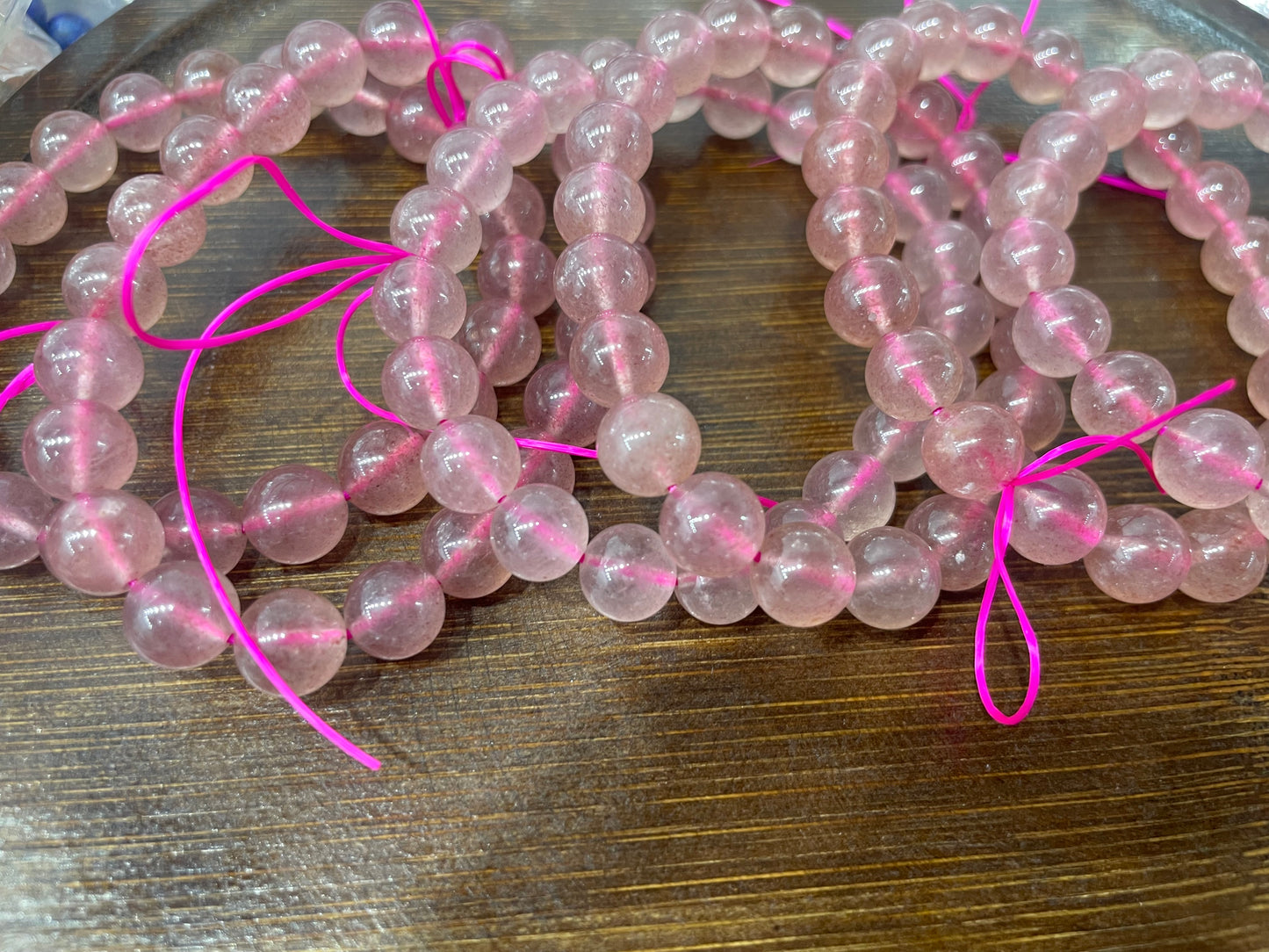 Strawberry Quartz bracelet 10mm