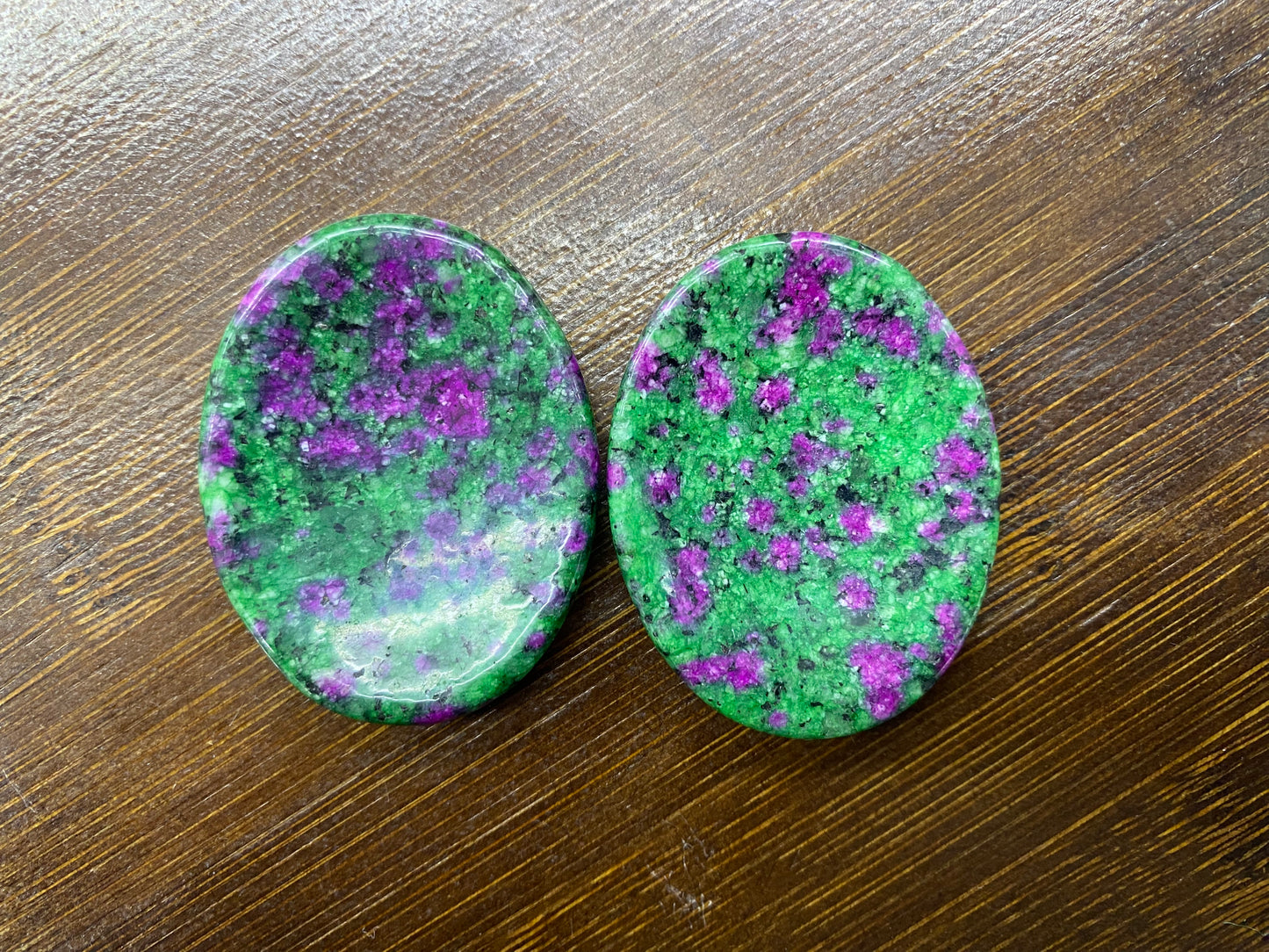 Ruby Zoisite Palm Stone