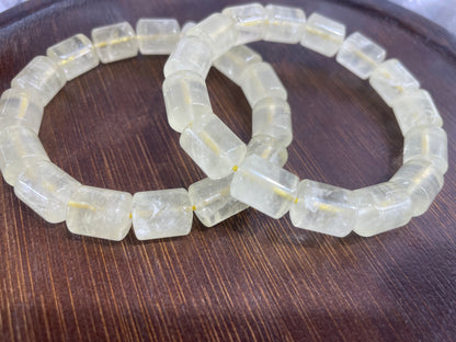 Lemon Citrine barrel bracelet