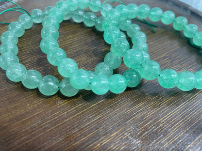 Green Strawberry Quartz bracelet 10mm