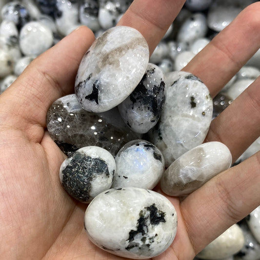 Moonstone tumbles