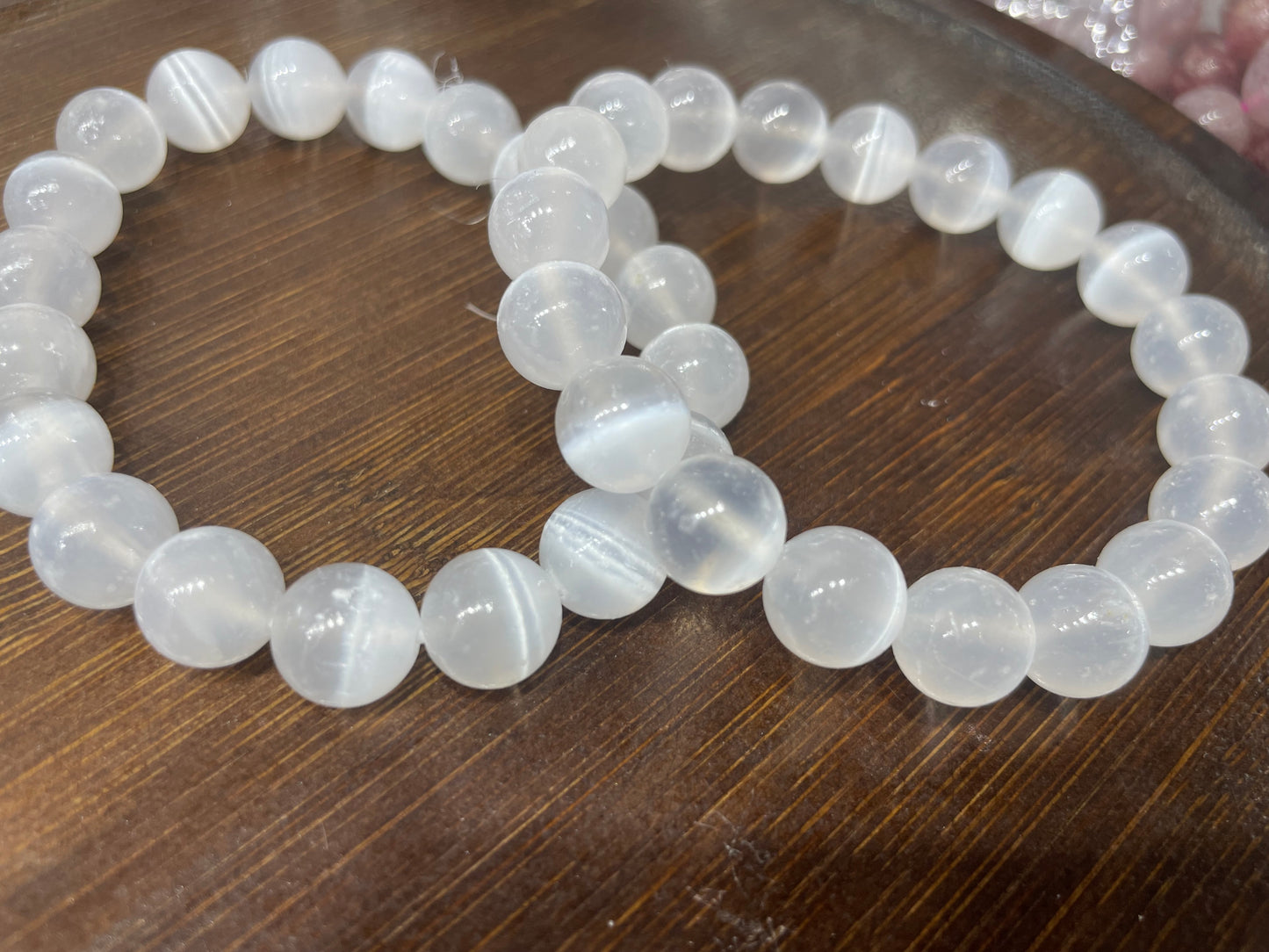 Selenite bracelet 10mm