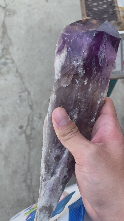 #3-Natural Brazilian Amethyst RAW WANDS(50%OFF only for 3 Days)