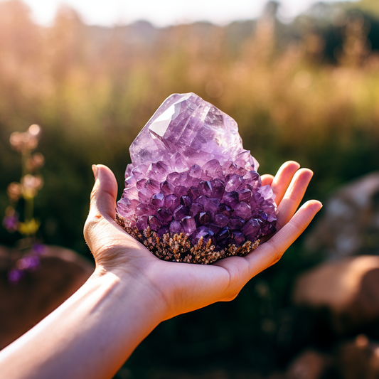 Nature Amethyst Clusters